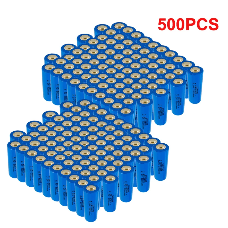 500PCS 18505 CR18505 Type A Size 3V Li-MonO2 battery heat meter Lithium batteries water meter instrument CR18505 3000mAh