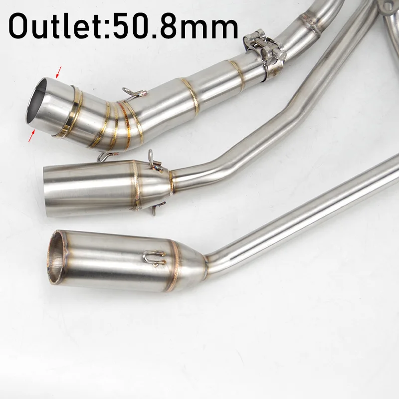 Slip On For Honda PCX 125 PCX 150 PCX125 2018 2019 2010 - 2016 Motorcycle Exhaust Modified Front Connection Mid Link Pipe