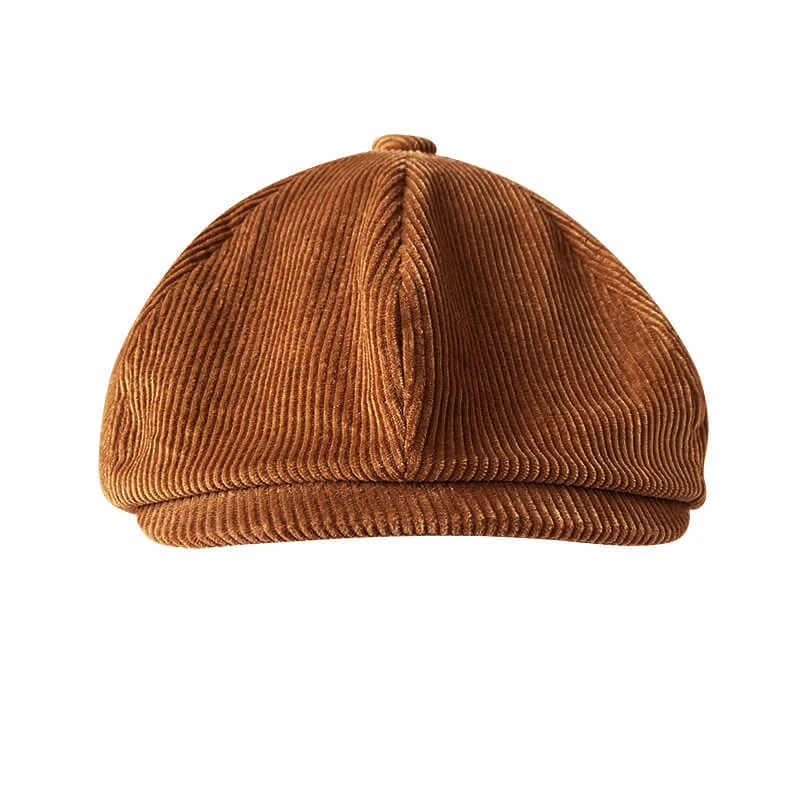 Retro Winter Caps For Men Corduroy Newsboy Hat Woman Flat Cap Male Warm Cap Dad Outdoors Casual Octagonal Cap Gatsby Hat BLM375