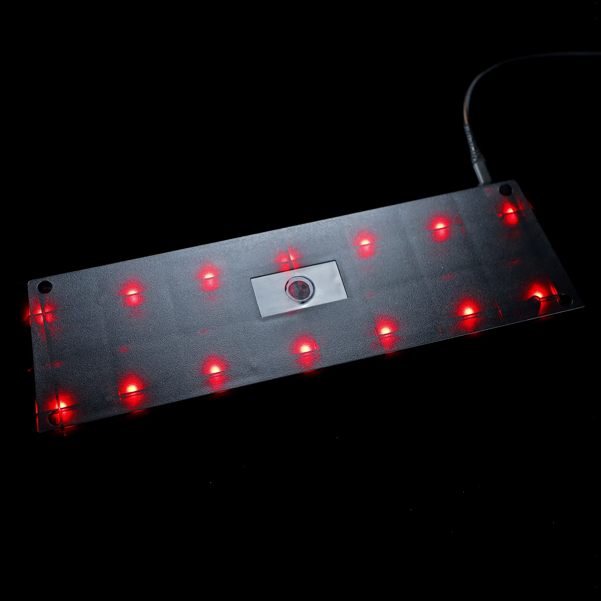 YMD68 65% Plastic Case Aluminum Plate QMK VIA PCB Underglow RGB Keyboard Kit