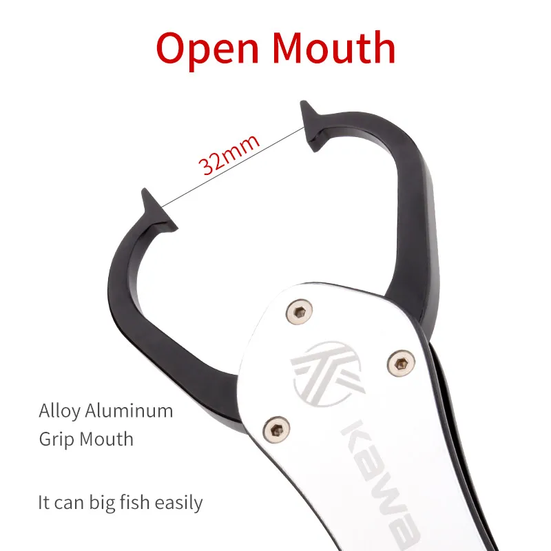 KAWA Pinzas de agarre labios pescado aluminio tipo pistola - imagen 2