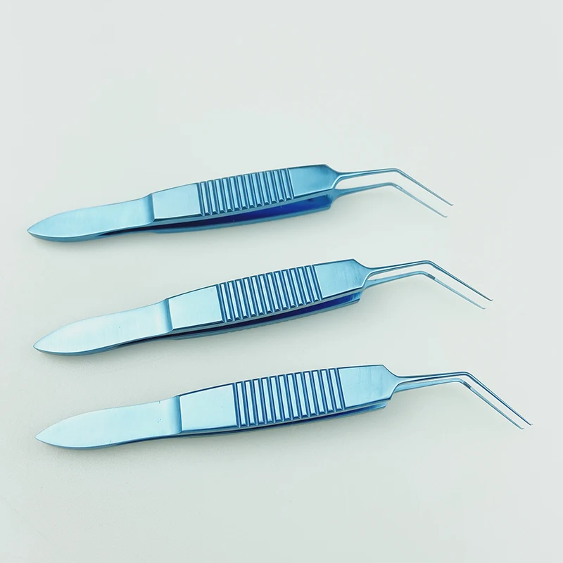 

3Pcs Titanium alloy Capsulorhexis Forceps ophthalmic tweezer autoclavable ophthalmic eye instruments