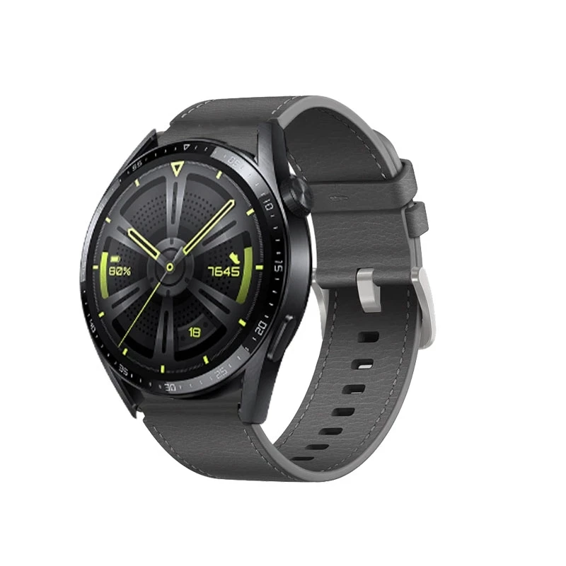 Correa 22mm para huawei relógio gt 2 pro/gt 2 46mm banda para xiaomi relógio inteligente s1 cinta/amazfit gtr 2 2e 47mm acessórios de couro