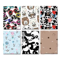 Newest Travel Accessories Passport Holder PU Leather Kawaii Panda Travel Passport Cover Case High Quality Card ID Holders