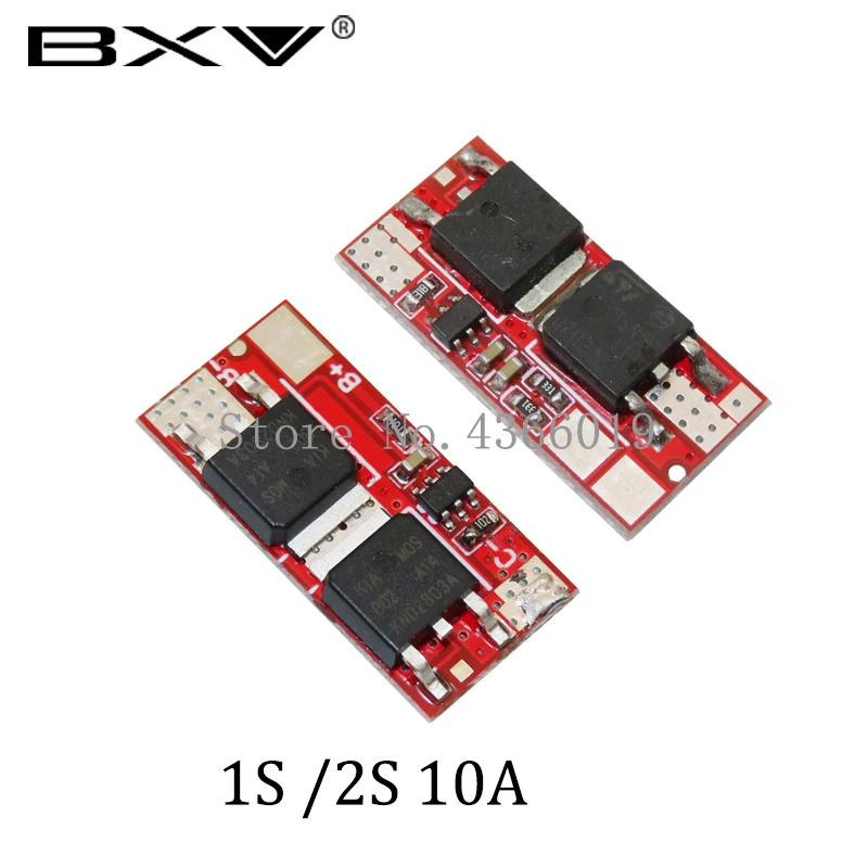 1S 2S 10A  Li-ion Lithium Battery 18650 Charger PCB BMS Protection Board For Drill Motor Lipo Cell Module