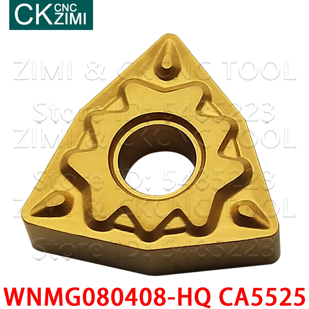 WNMG080408-HQ CA5525 شفرة من الكربيد الخشب الخارجي تحول أدوات آلة خرط تعمل بالتحكم الرقمي بواسطة الحاسوب أدوات القطع إدراج WNMG للصلب الفولاذ المقاوم للصدأ