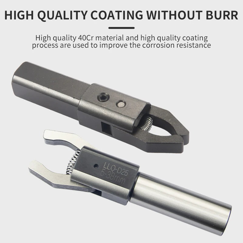 Imagem -03 - Extrator Automático Cnc para Torno Punho Quadrado Punho Redondo Extrator de Carboneto Cimentado Llq-w16 W20 D20 W25 D25 D32 240 358 mm