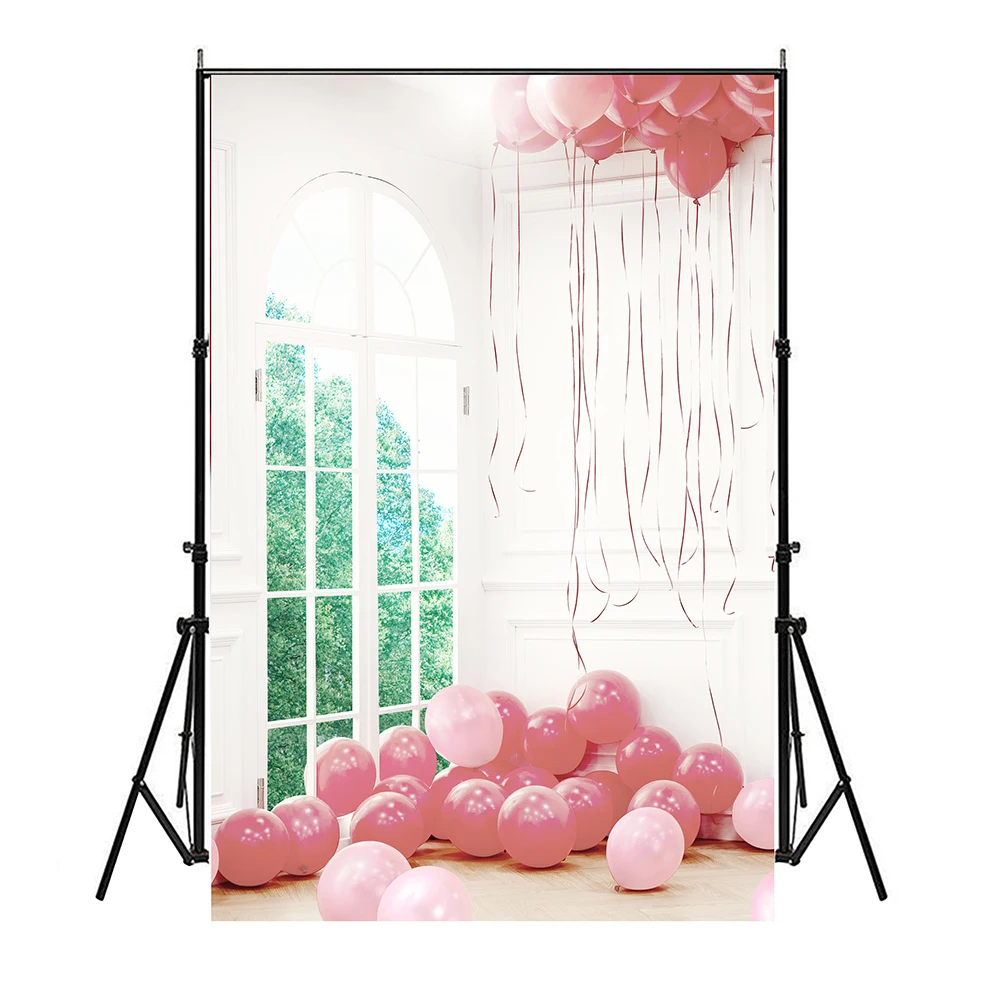 225/150cm Romantic Backdrop Painting Wedding Photography Background Party Wedding Festival Studio Supplies Props Decor