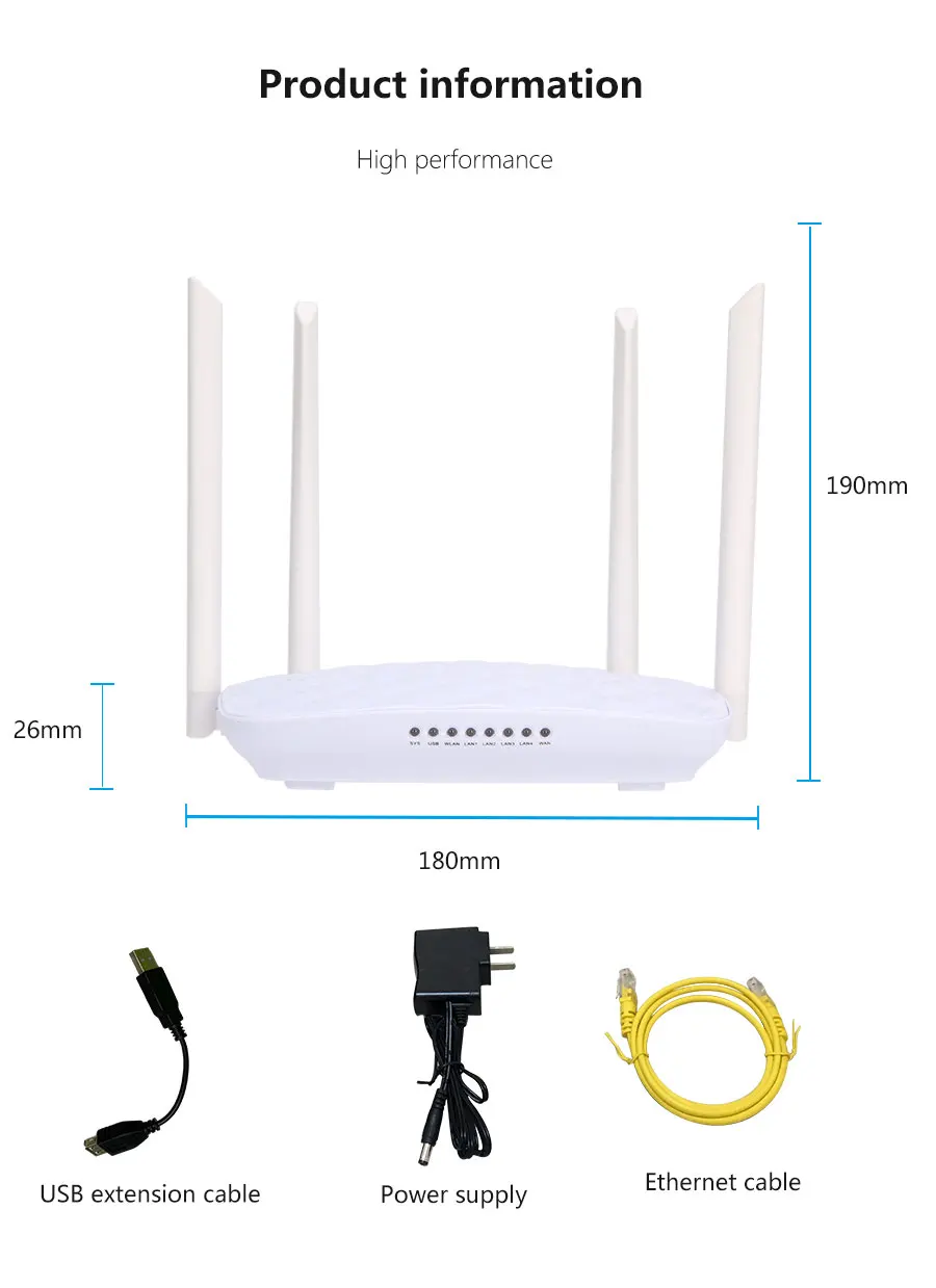 New WS1206 wireless 300Mbps WiFi router for 3G 4G USB modem openWRT/Omni II firmware and 4 external antenna Wifi repeaters