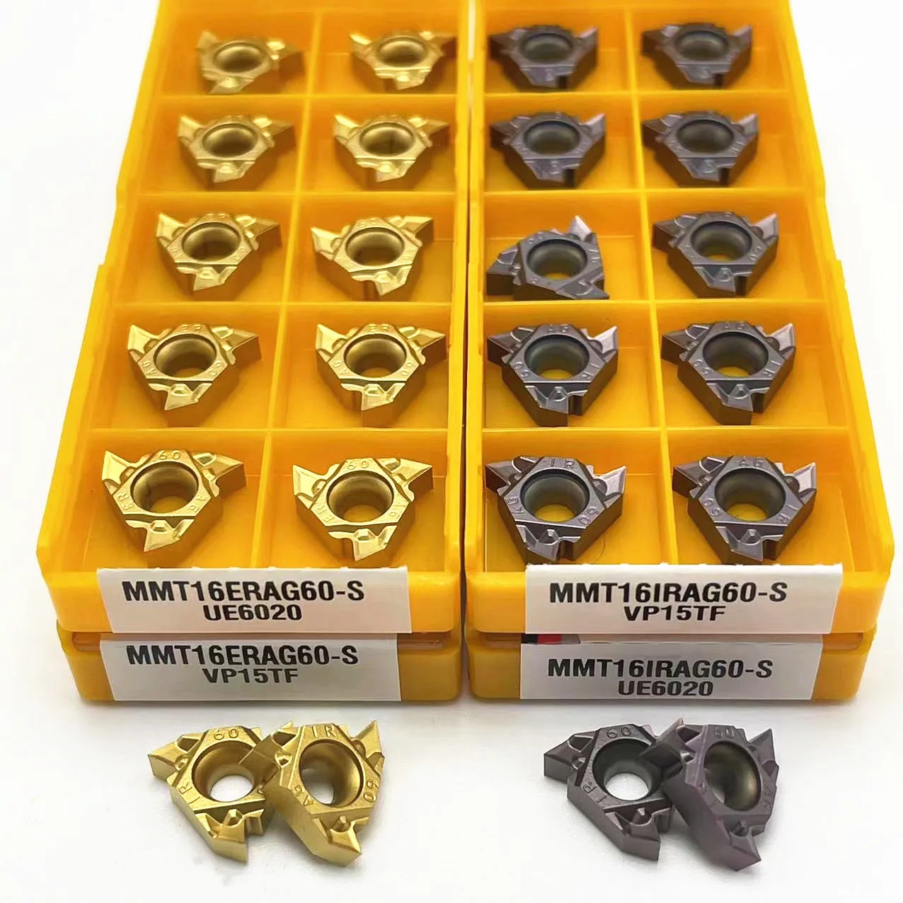Режущий инструмент MMT16IR MMT16ER AG60-S VP15TF ER6020 US735 CNCThread, твердосплавный инструмент MMT 16ER 16IR, токарный инструмент