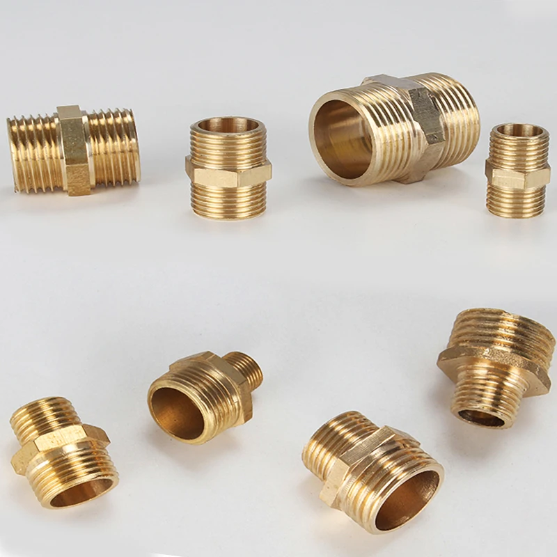 Brass Pipe Fitting Hex Nipple 1/8\