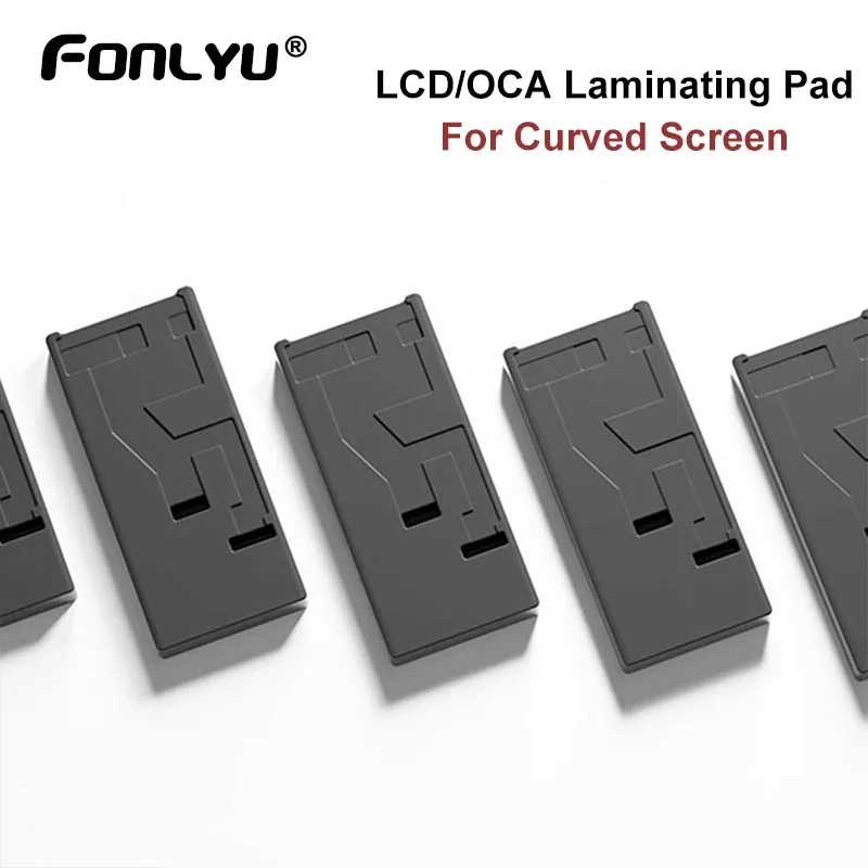 M-triangle 2 in 1 LCD Glass OCA Laminating Rubber Pad For Samsung S8 S9 S10 S20 S21U Note 8 9 10 20U Unbent Flex Repair Mat