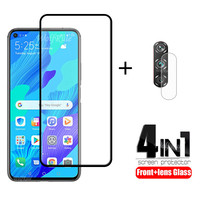 4-in-1 Tempered Glass For Huawei Nova 5T Glass Full Cover Glue Screen Protector For Huawei Nova 5T Phone Glass Film Nova 5T 5 T