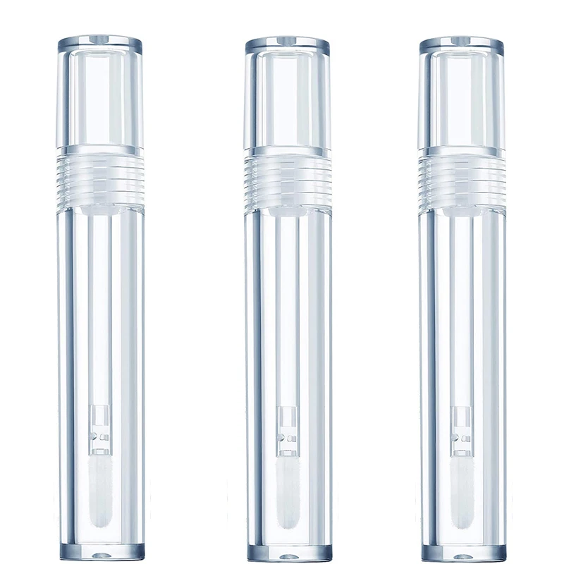 Lip Gloss Tube 5ml Empty Clear Lip Balm Bottles Refillable Eyelash Growth Liquid Cosmetic Container Lipstick Container