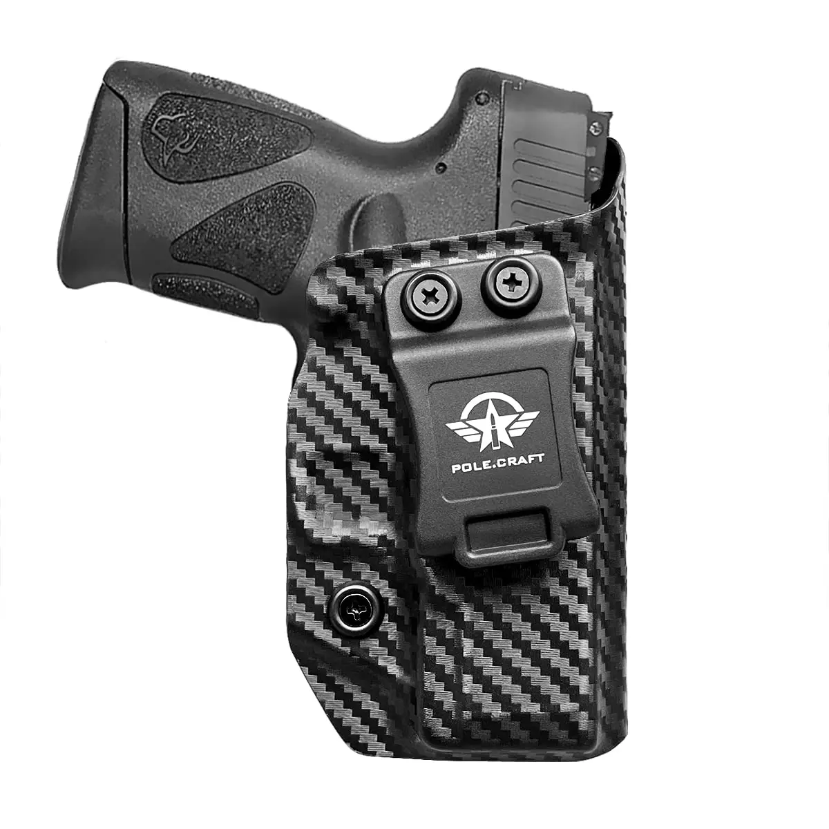 

Taurus G3C Holster, Taurus G2C Holster IWB Kydex Carbon Fiber For Taurus G3C / G2C / G2S / PT111 / PT140 9mm/.40