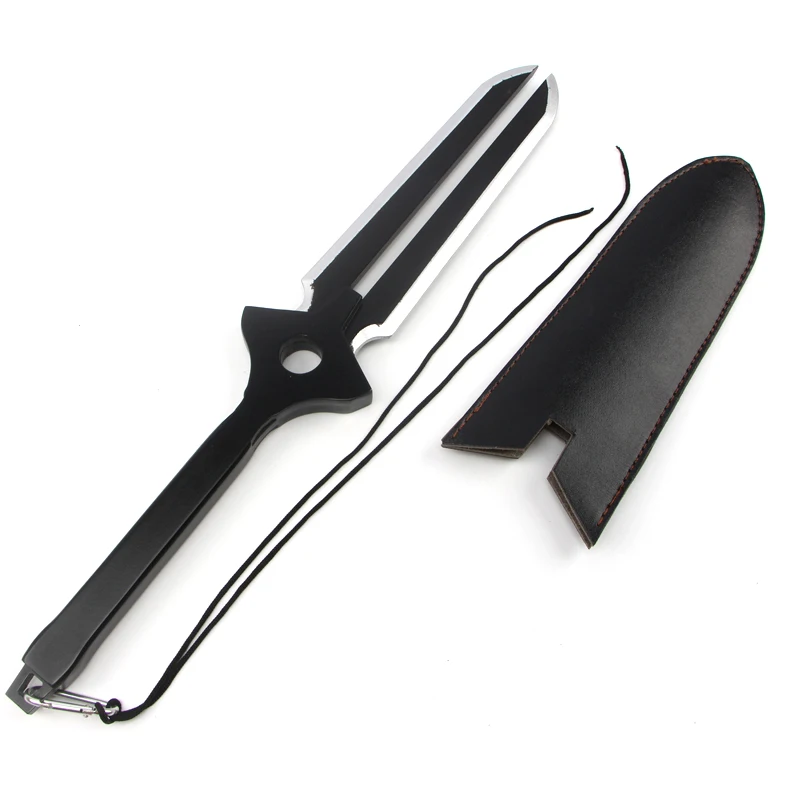 Anime DARKER THAN BLACK Hei Wooden Sword Dagger Anime Cosplay Weapons Halloween cosplay 50cm props Sword and holster