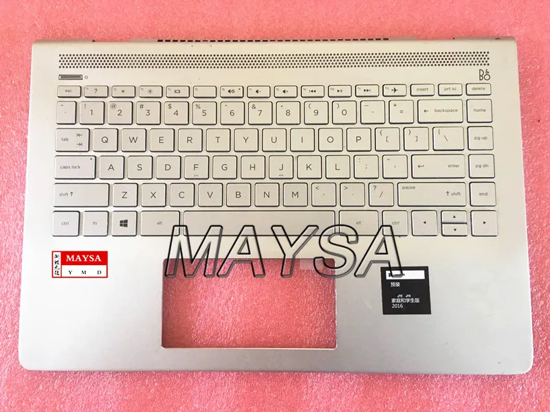 933312-001 For HP PAVILION 14-BF046TX 14-BF042TX 14-BF Palmrest Upper Case Keyboard Bezel Cover US layout