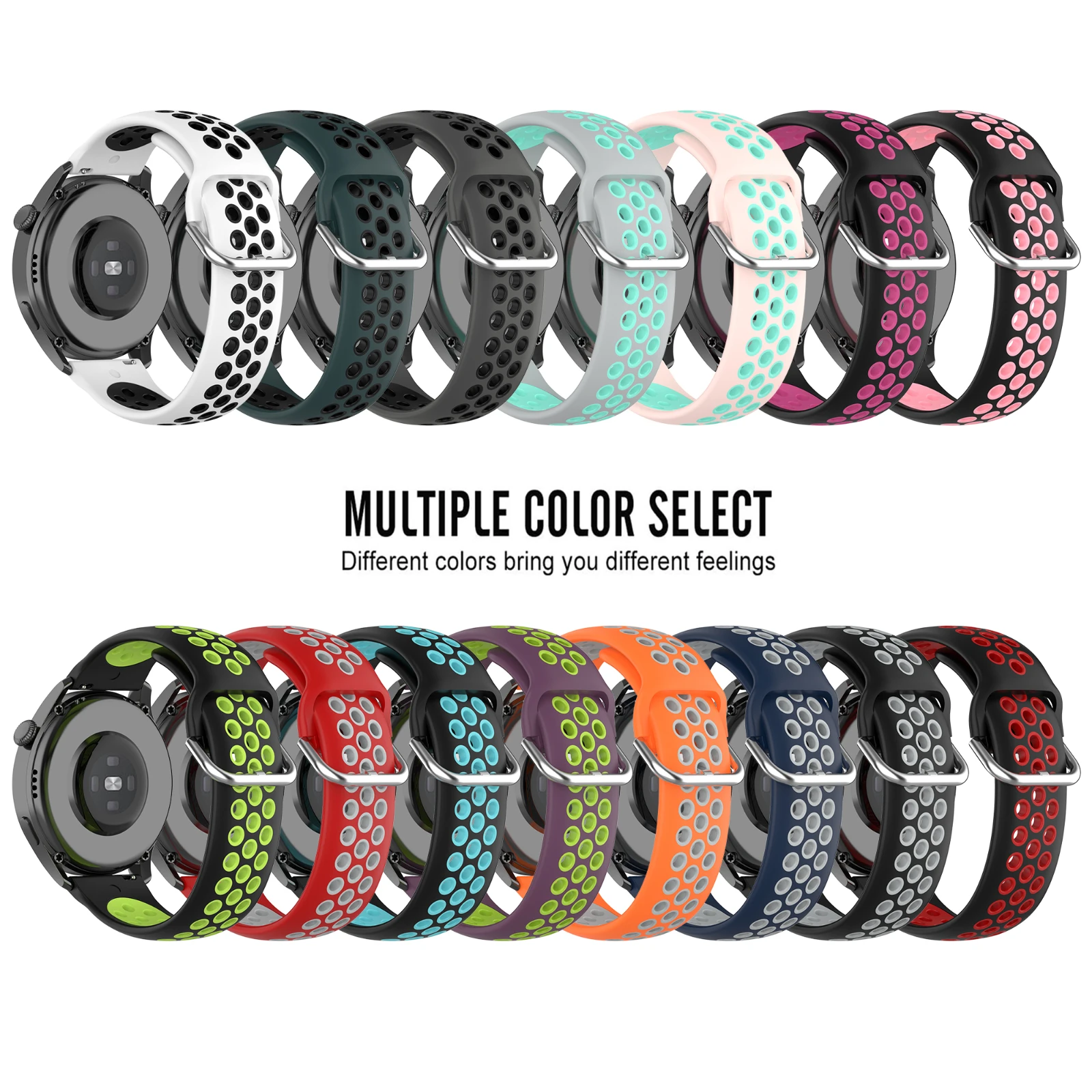 Силиконовый ремешок для часов Samsung Galaxy Watch 3 45 мм ремешок 22 мм сменный ремешок для Galaxy Watch 46mm шестерни S3 браслет ремешок