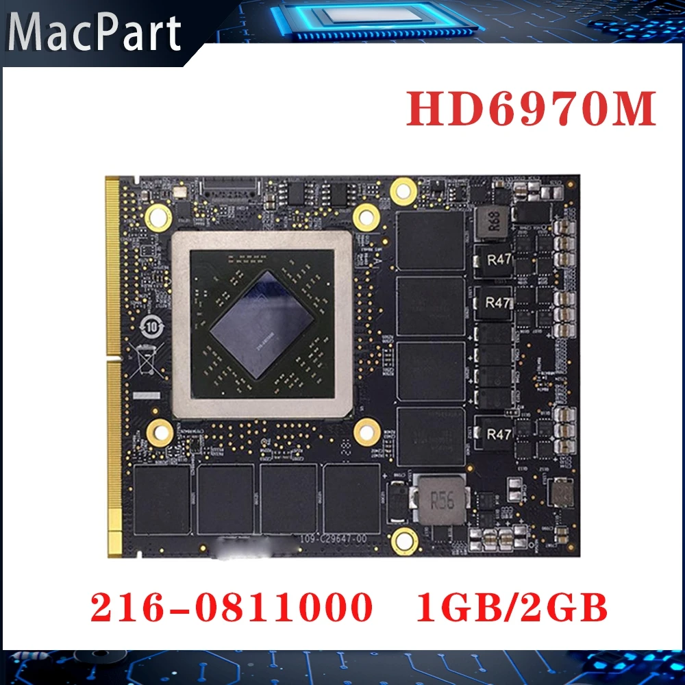 Tarjeta de vídeo Original HD6970M HD6970 HD 6970 1GB 2GB para Apple IMac 27 \