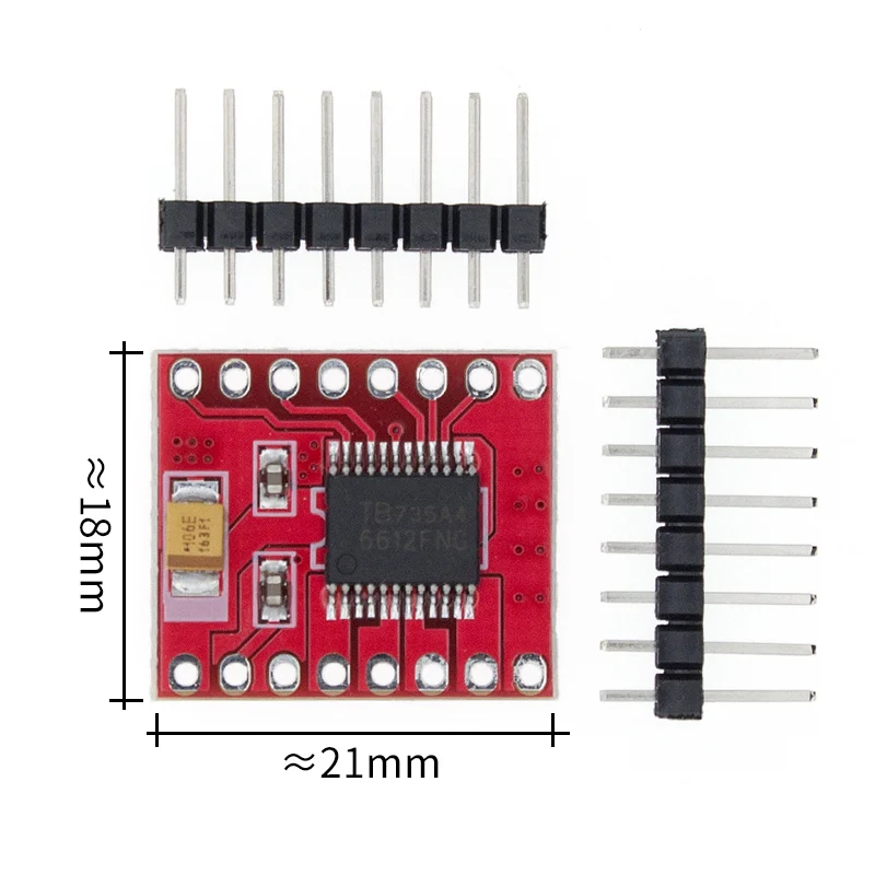 TB6612 Dual Motor Driver 1A TB6612FNG Microcontroller Better than L298N for Arduino