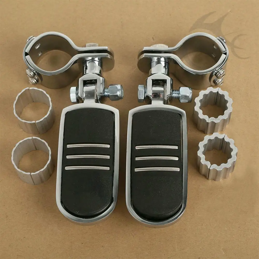 Motorcycle 25mm 30mm 35mm Adjustable Highway Foot Pegs For GoldWing GL1500 GL1100 GL1200 V250 VT1100 VTX1300 Sportster 883 VS140