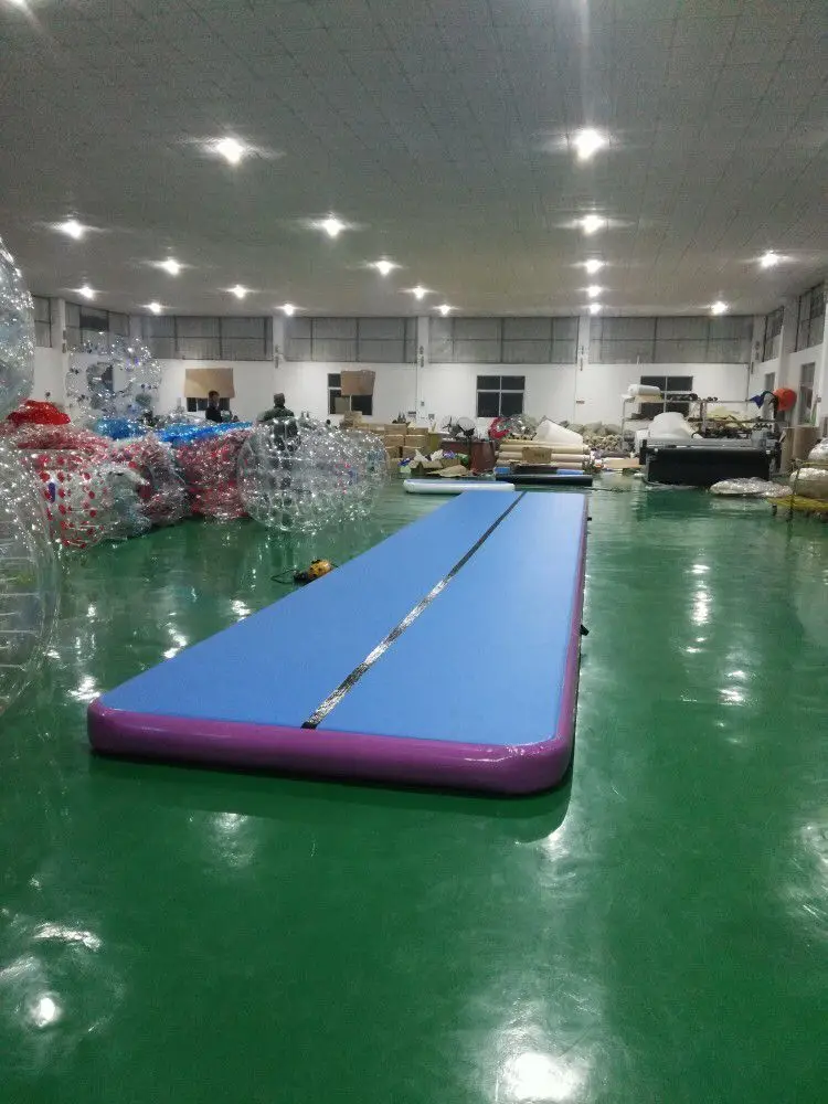 Free Shipping 8m/9m/10m*2*0.2m Air Track Inflatable Gymnastics Tumbling Training Pad Mat with Electric Air Pump