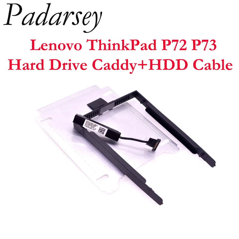 Pardarsey 7mm 2.5 "SATA Festplatte Caddy Bracket Tray mit SSD HDD Kabel für Lenovo ThinkPad P72 P73 EP720 02HK806 DC02C00CX00