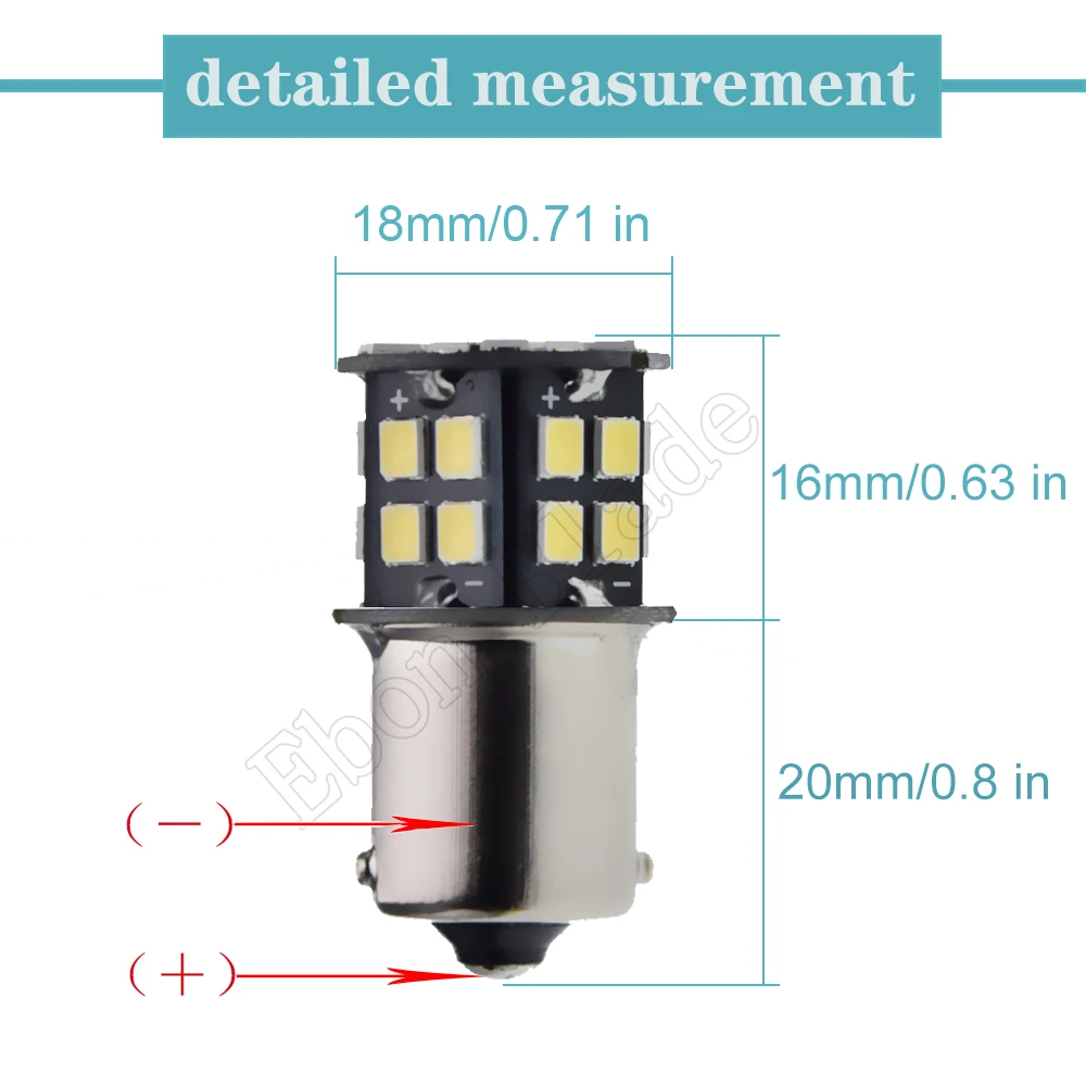 1 sztuk 6V-30V DC 1156 BA15S P21W 1157 BAY15D LED lampka sygnalizacyjna dla silnika samochodu ogon Backup hamulca rewers żarówka kierunkowskazu biały