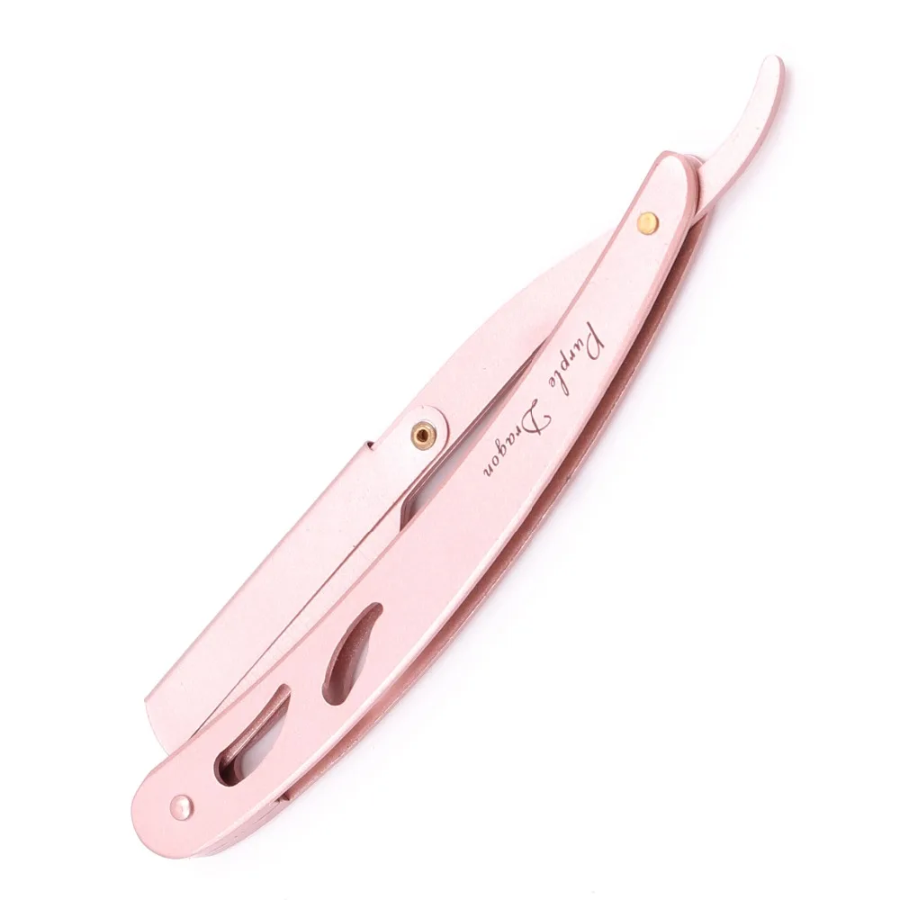 Men Straight Barber Razor Add 10 Blades Razor Edge Steel Folding Shaving Knife Hair Removal Tools Shaving Razor With Blade Z6102