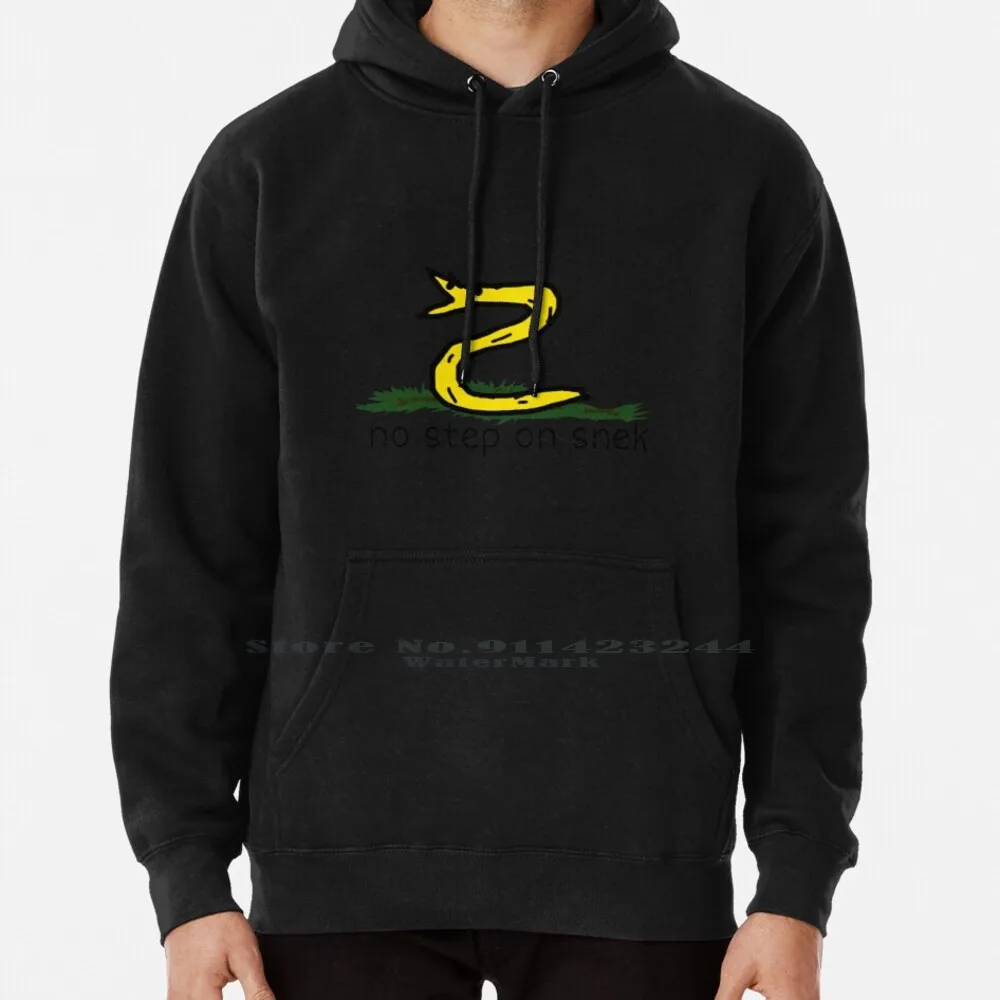 

No Step On Snek Hoodie Sweater 6xl Cotton Dont Tread On Me Funny Gadsden Flag American Dont Tred On Snek 4chan Meme Pol Women