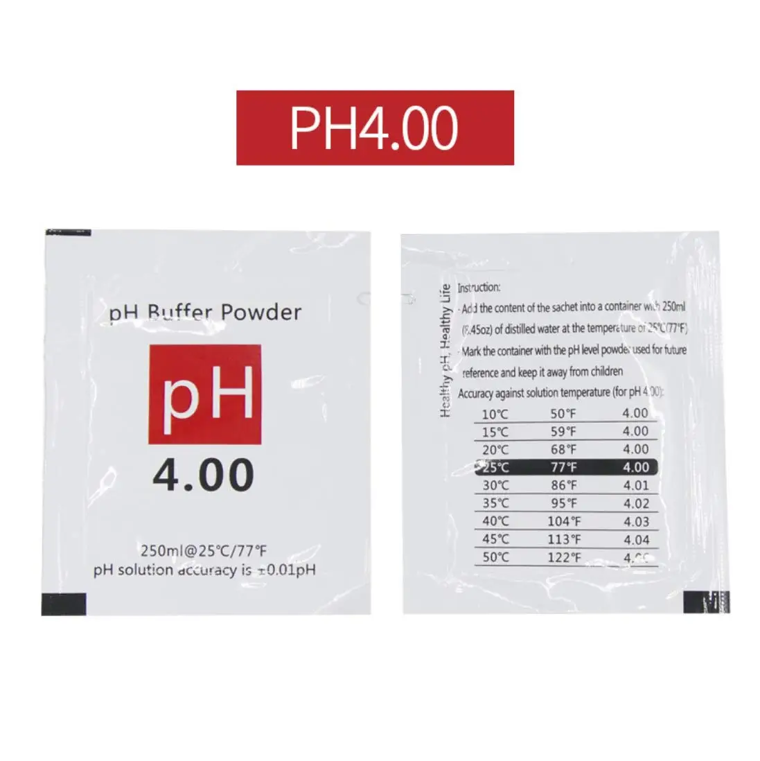 PH Buffer Powder Measure Calibration Solution ph4.00/ 6.86 /9.18 Calibration Point For PH Test Meter