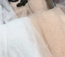 Shiny Two-Layer Bridal Wedding Veil #6