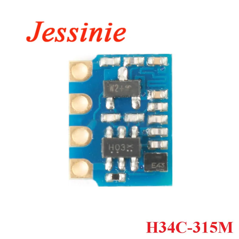 โมดูลส่งสัญญาณ RF 433MHz 315MHz โมดูลการส่งสัญญาณแบบไร้สายรีโมทคอนโทรลการส่งสัญญาณระยะไกล H34P H34S H34C H34A