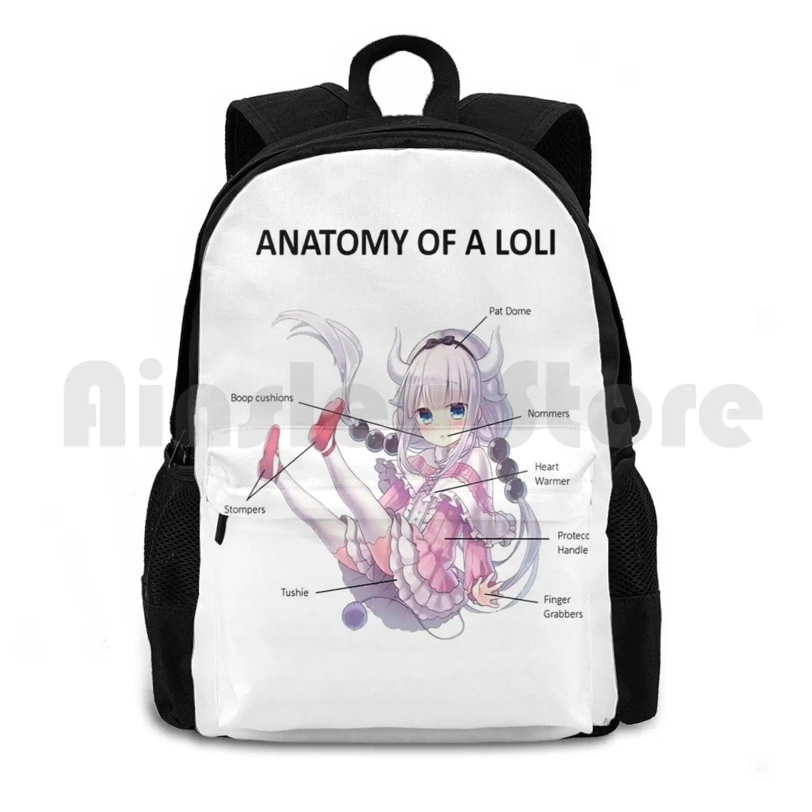 

Anatomy Of A Kanna Outdoor Hiking Backpack Waterproof Camping Travel Kanna Chan Kanna Kamui Kanna Chan Kamui Chan Kobayashi San