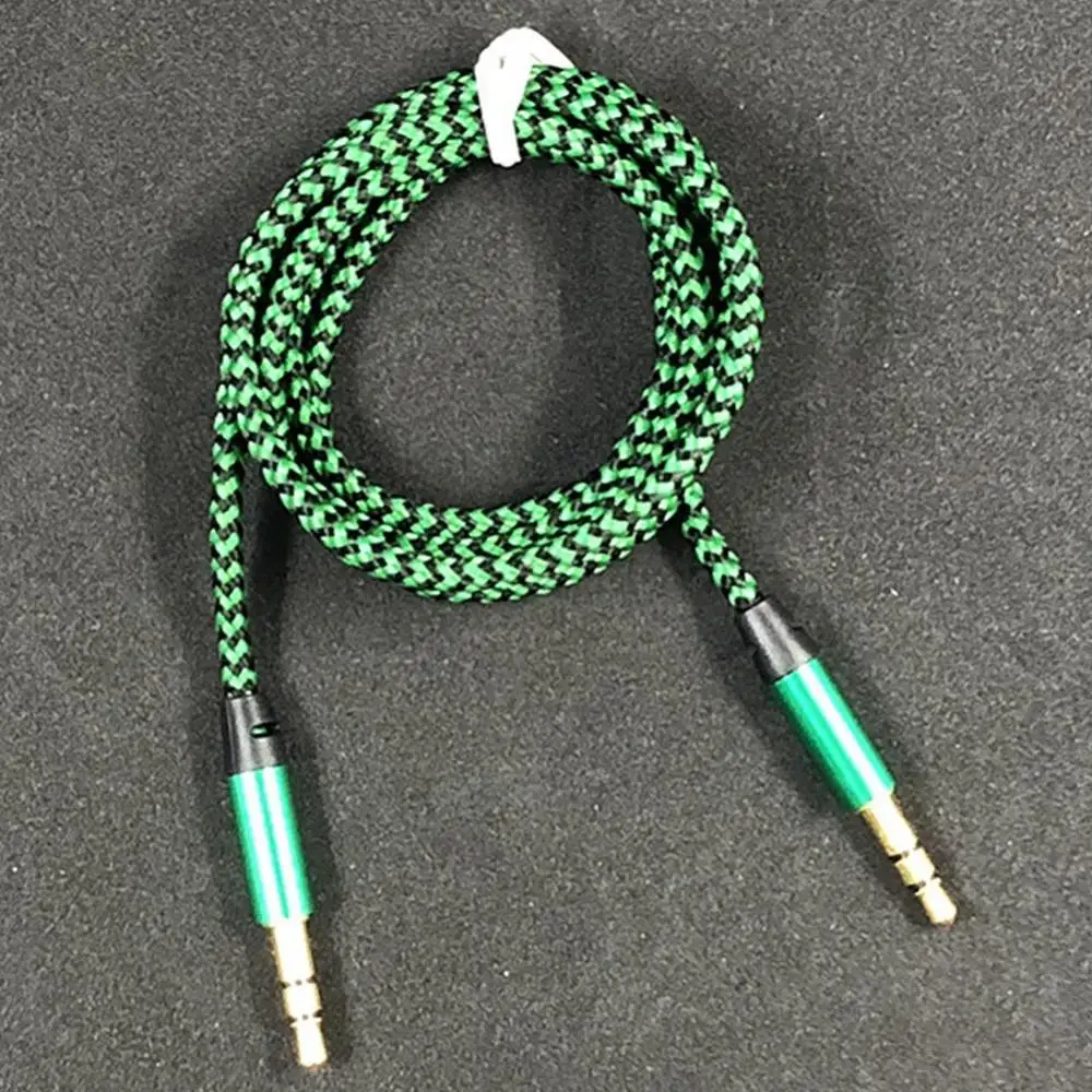 Bluelans 1m Braided 3.5mm AUX Male to Male Stereo Audio Adapter Cable for PC DVD Speaker