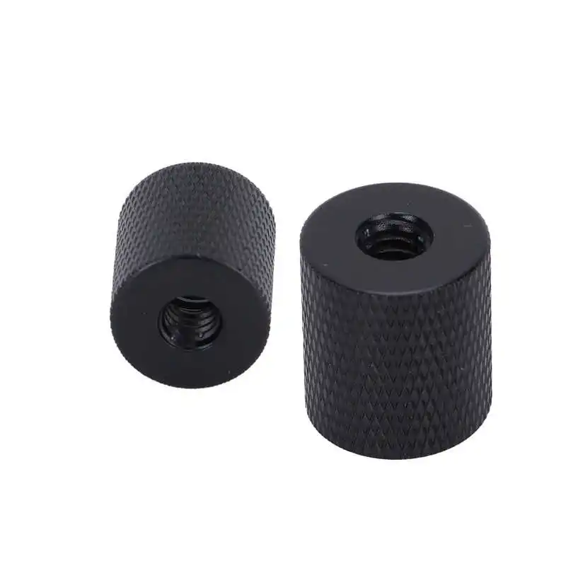 1/4 بوصة أنثى إلى 1/4 بوصة أنثى الموضوع محول سبائك الألومنيوم برغي كاميرا ترايبود Monopod محول