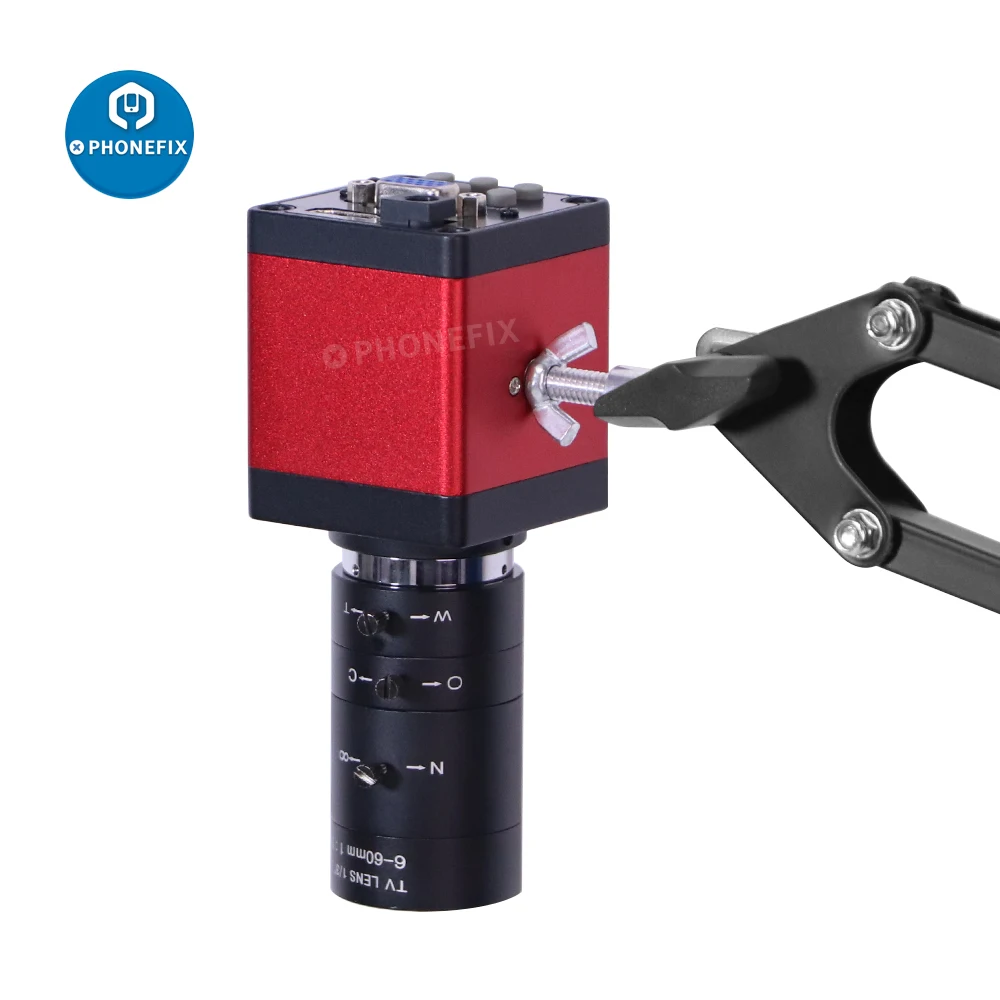 13MP 1080P HDMI VGA Digital Industrial Video Microscope Camera C MOUNT Lens per la registrazione Video in diretta acquisizione di immagini digitali