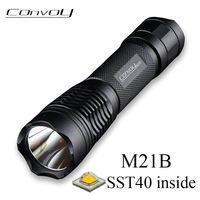 Convoy M21B with Luminus SST40 LED Flashlight Lantern S2+ 21700 Version Torch EDC Lanterna LED Camping Fishing Bike Work Light