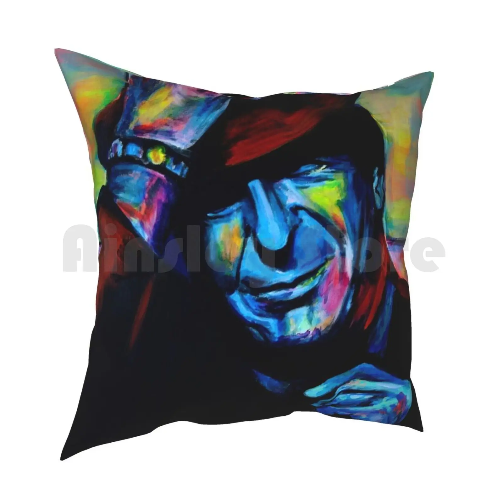 A Thousand Kisses Deep Pillow Case Printed Home Soft DIY Pillow cover Leonard Cohen Montreal Colors