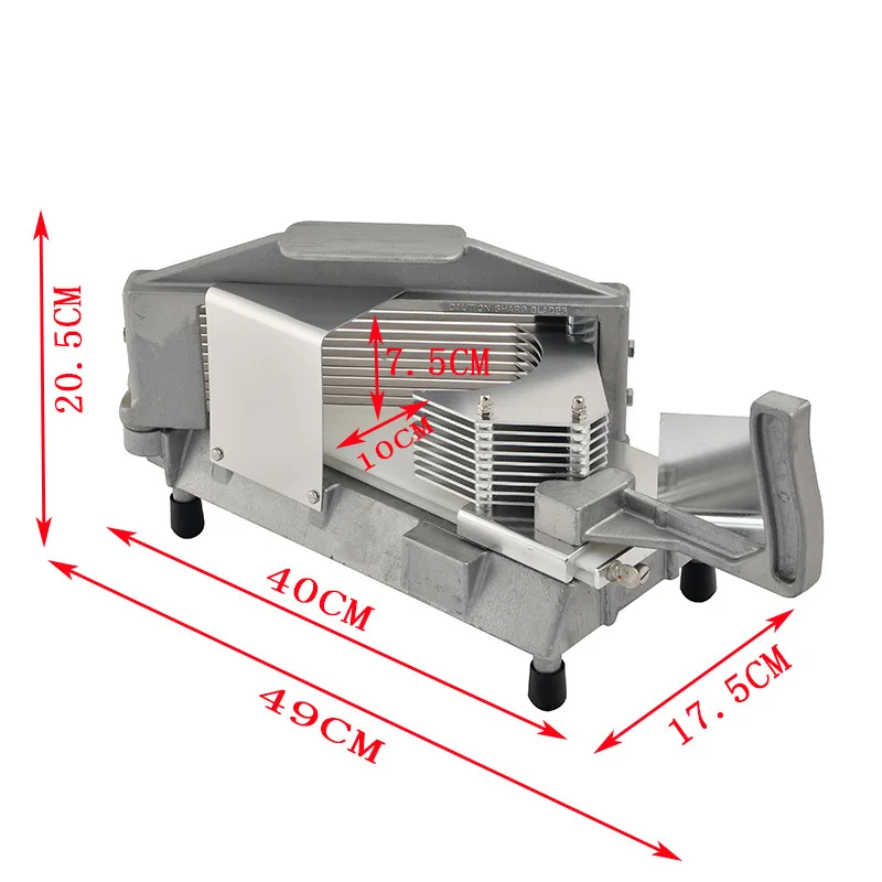 Stainless steel alloy tomato slicer Commercial vegetable slicer Commercial fruit cutting machine