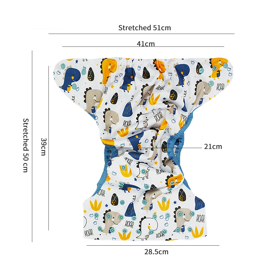 Eezkoala eco-friendly grande xl fralda de pano capa para bebê 2 anos e mais velhos, ficar seco fralda ajustável se encaixa cintura 36-58 cm bebê