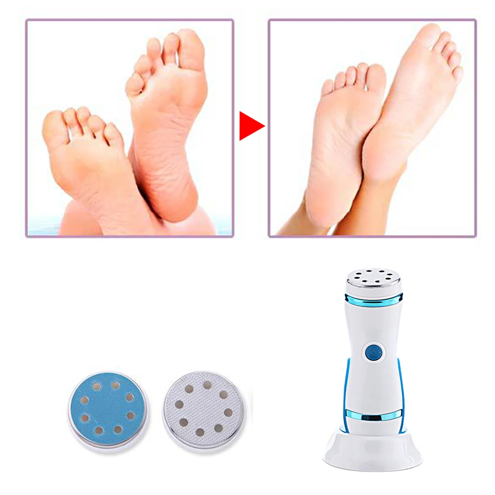 Pinkiou Electric Feet Callus Removers Electric Foot File Rechargeable Foot Care Device for Hard, Dry, Dead Skin Removal