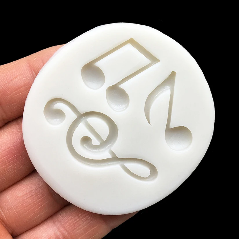 Musical Note Silicone Sugarcraft Mold Fondant Cake Decorating Tools Cupcake Chocolate Baking Molds