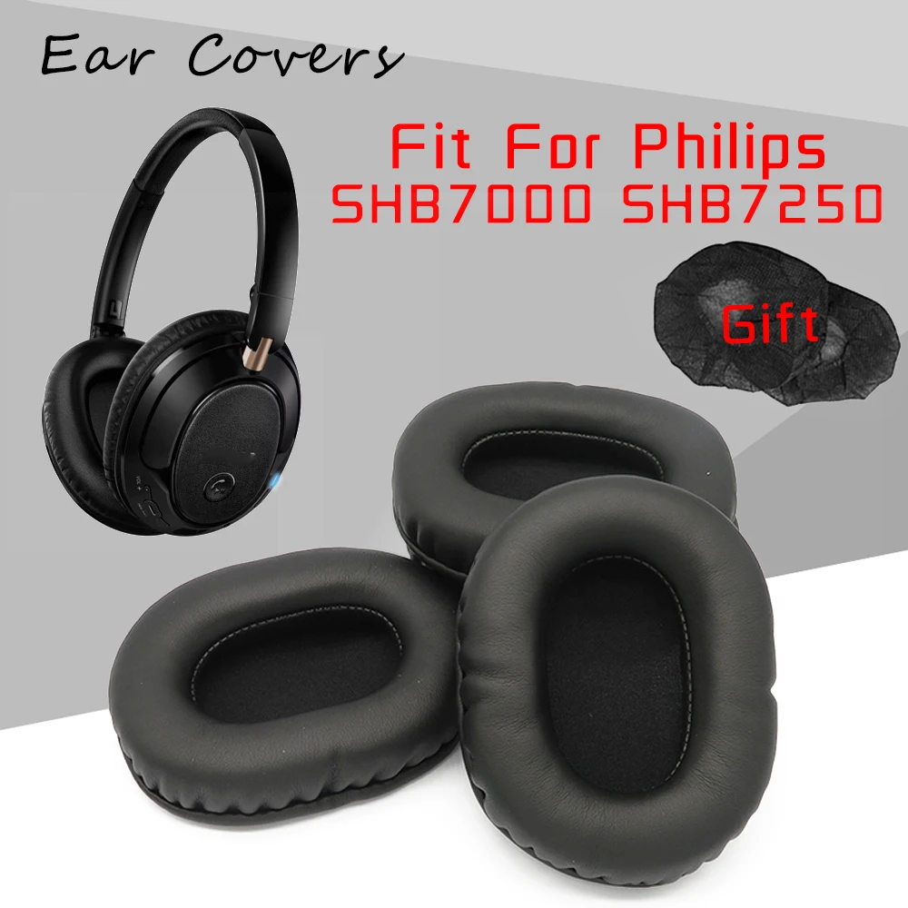 Ohr Pads Für Philips SHB7000 SHB7250 Kopfhörer Ohrpolster Ersatz Headset Ohr Pad PU Leder Schwamm Schaum