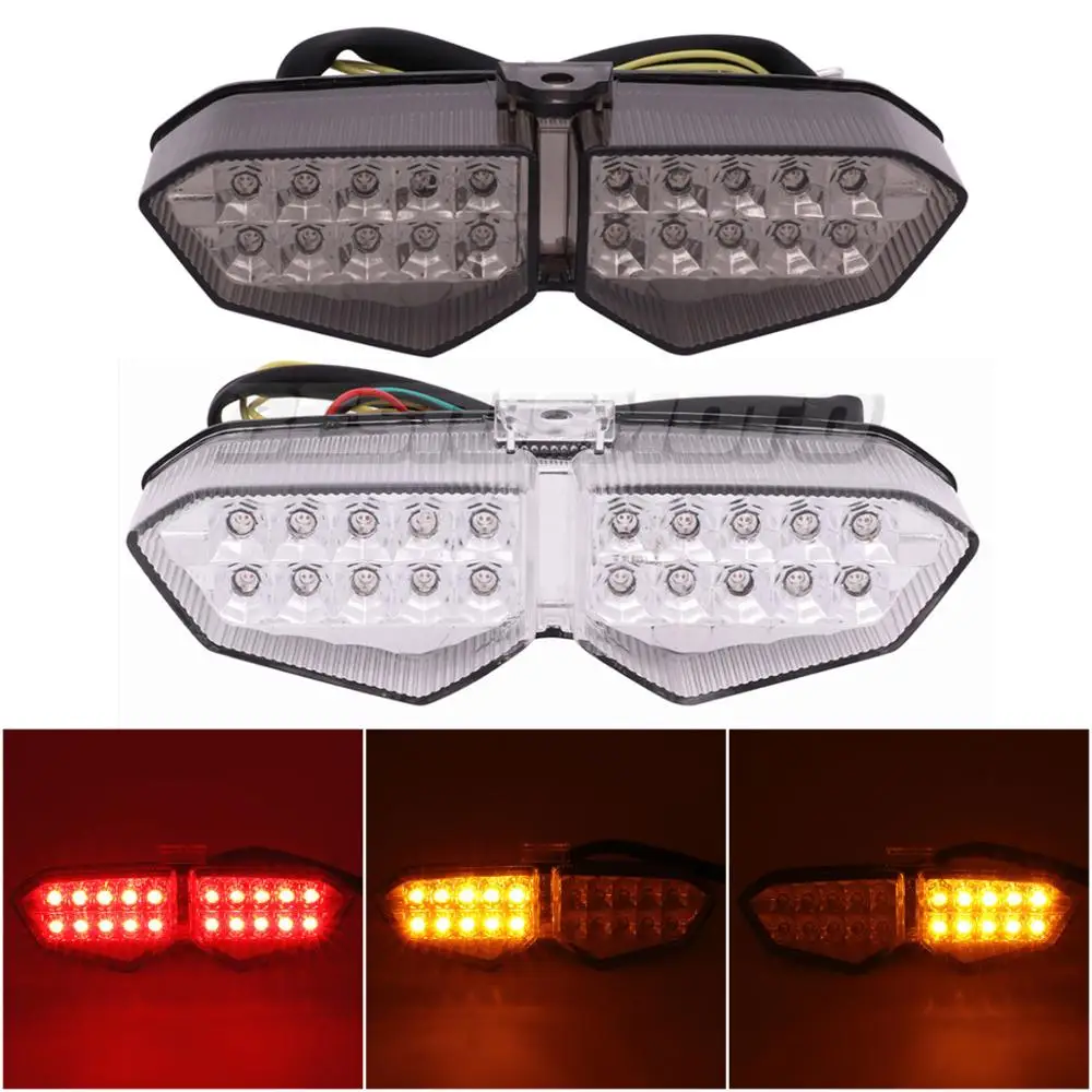 

Motorcycle Tail Light Brake Turn Signals Integrated LED Light For Yamaha XTZ1200 2012-2014 YZF-R6 2003-2005 YZF-R6S 2006-2008