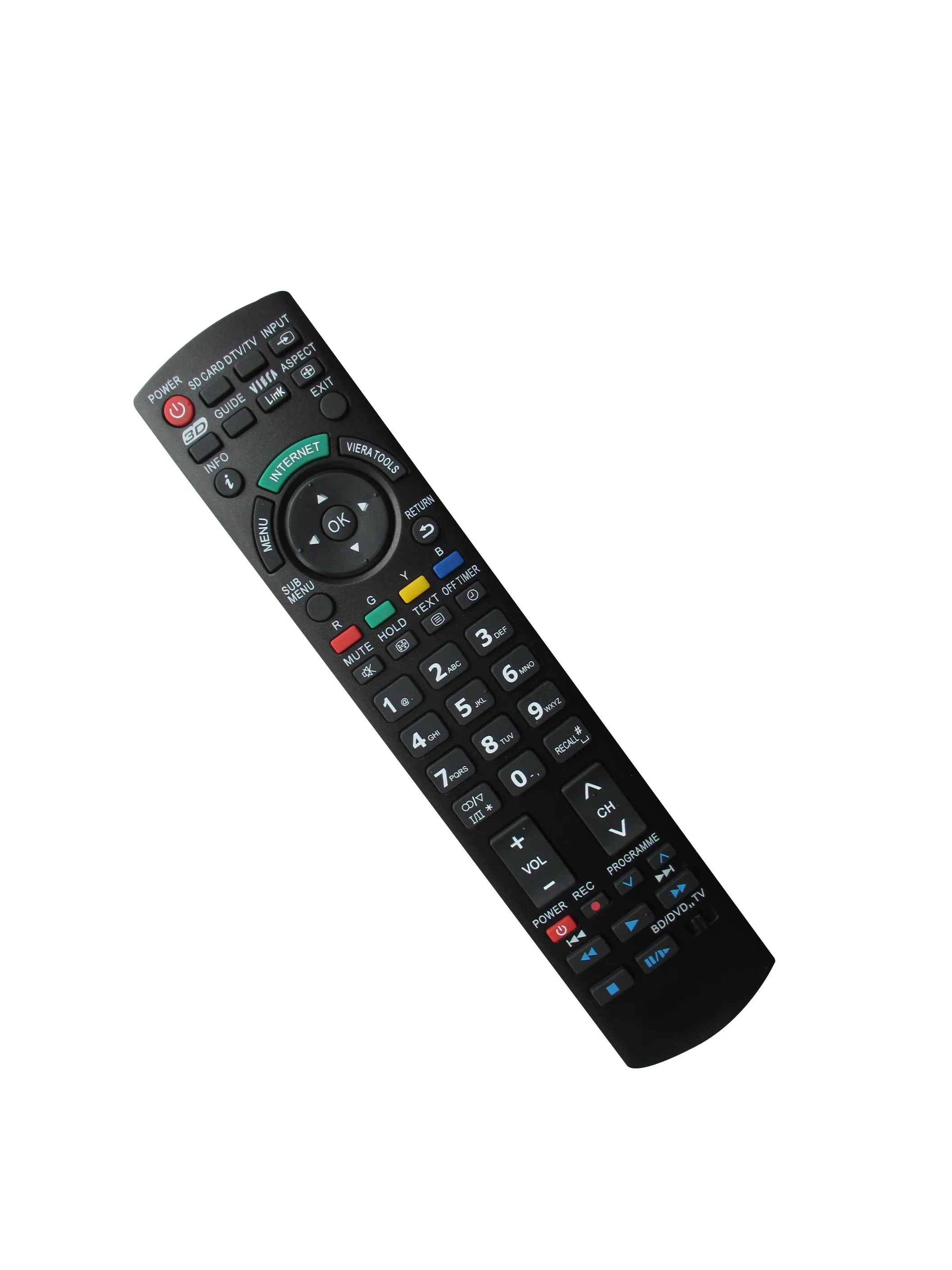 Пульт дистанционного управления для Panasonic TH-37PX70E TH-37PV70PA TH-42PX70E TH-42PX70EA TH-42PV70PA N2QBYB000002 EUR7737Z60 LCD HDTV TV