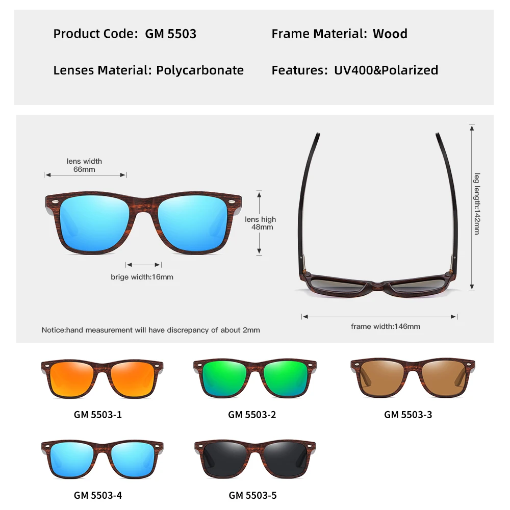 Thumbnail 4 - #12 Wooden Frame Sunglasses Comparison Guide