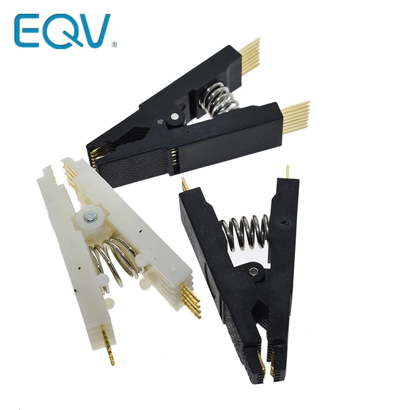 EQV Programmer Testing Clip SOP8 SOP16 SOP SOIC 8 16 SOIC8 SOIC16 DIP8 DIP 8 Pin IC Test Clamp