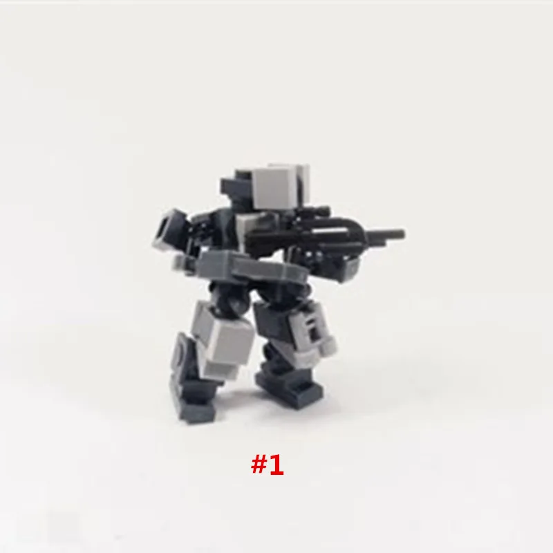 4Types STEM MOC Mecha Model Small Particle Building Blocks Educational Toy Set DIY Toys