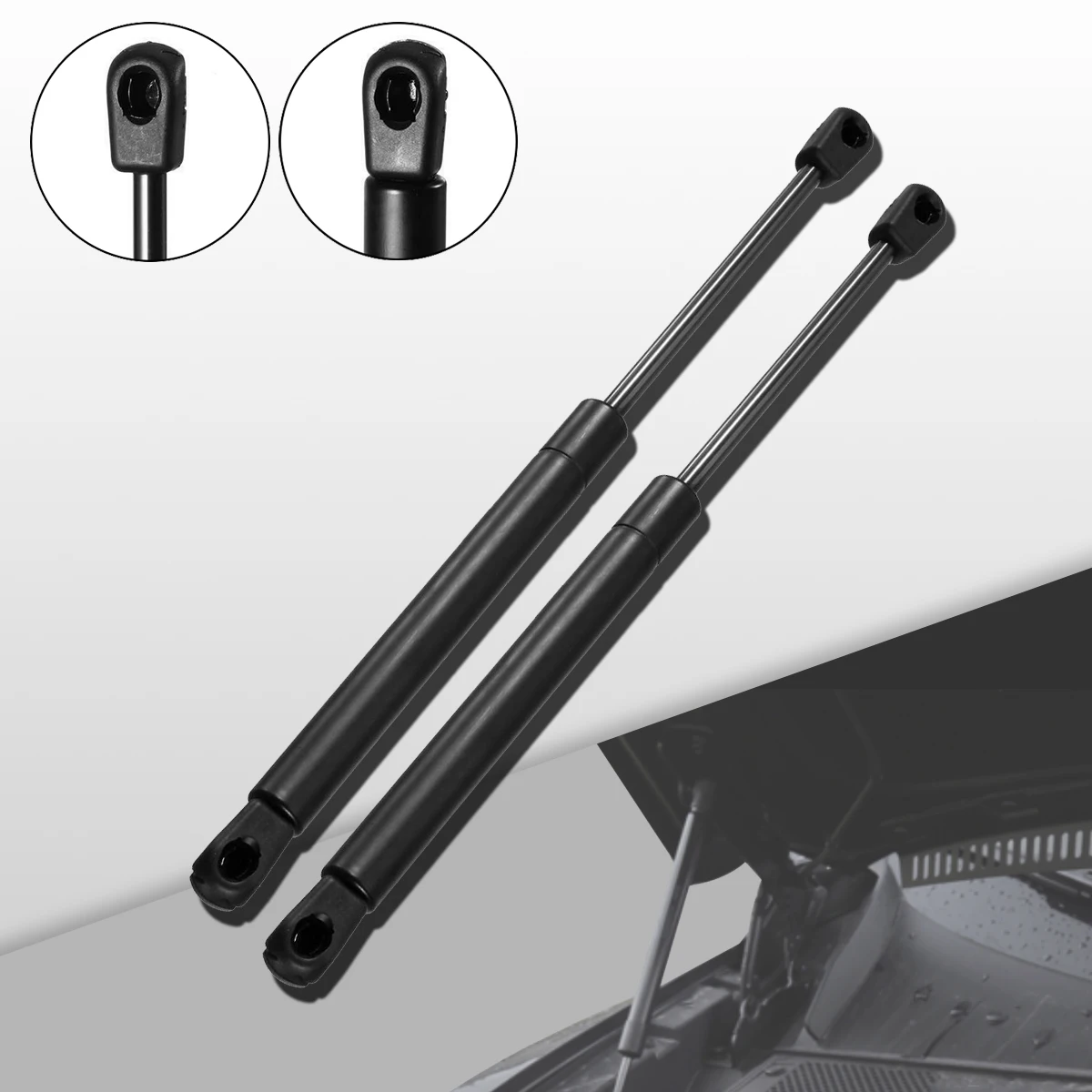 2 PCS Rear Window Glass Lift Support Struts Shocks CS130030 C16-04464A